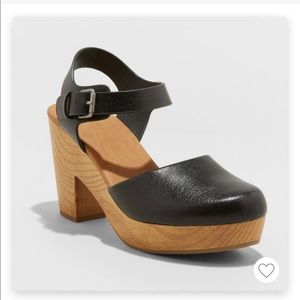 Universal Thread Marcia Heeled Clog Heels - Size 8